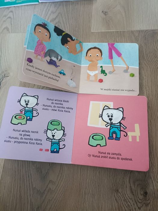 Kici kocia 12 książek 1 siku na nocniku mega paka