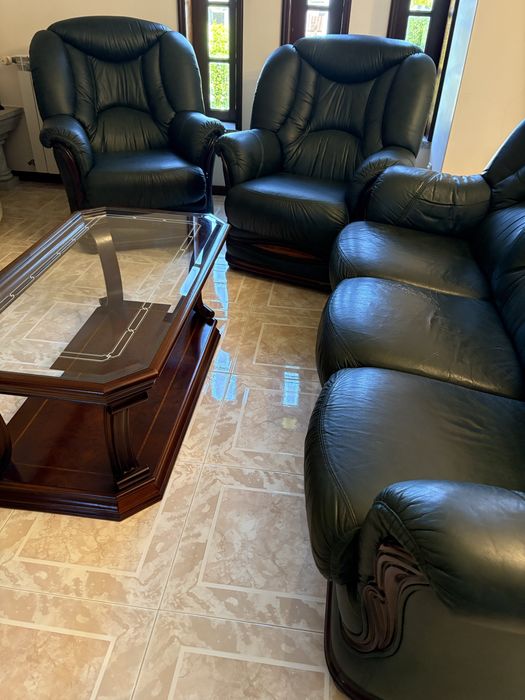 Conjunto de sofás c/ sofá cama