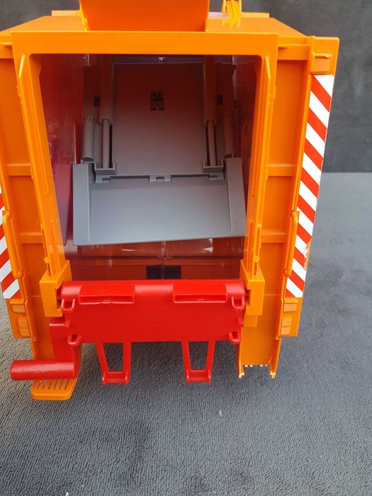 Bruder 03560 Scania R Śmieciarka pomarańczowa