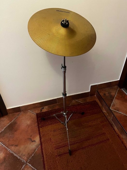 Millenium talerz crash ze statywem do perkusji dziecięcej