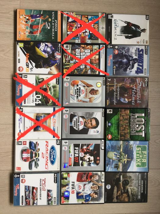 Wyprzedaż gier, filmów i muzyki PC PS3 PS2 PSP DVD CD
