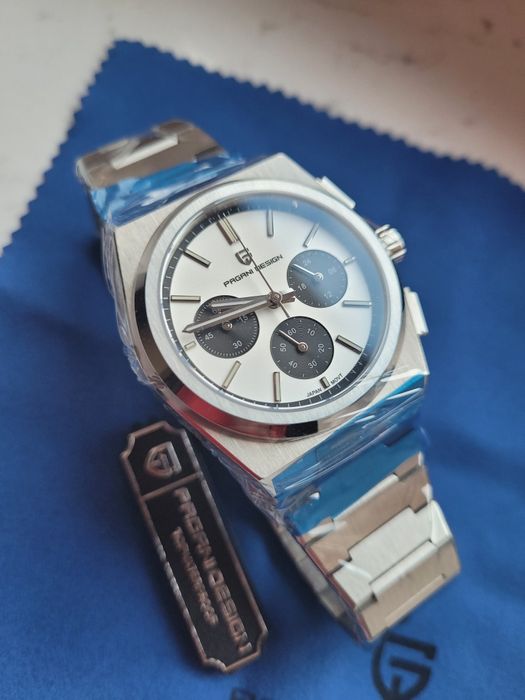 Zegarek Pagani Design homage Tissot prx chronograf Nowy komplet