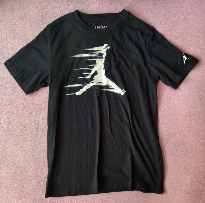 Jordan Air koszulka z krótkim rękawem T-shirt M męska oryginalna czarna nowa