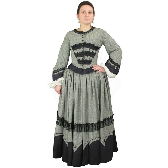 Strój damski. kawaleria amerykańska