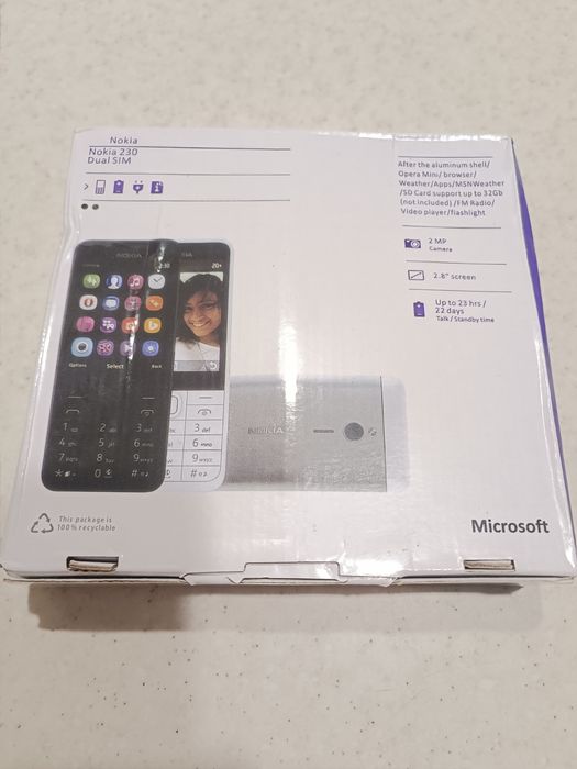 Nokia 230 Dual SIM- menu tylko w języku  angielskim i rosyjskim