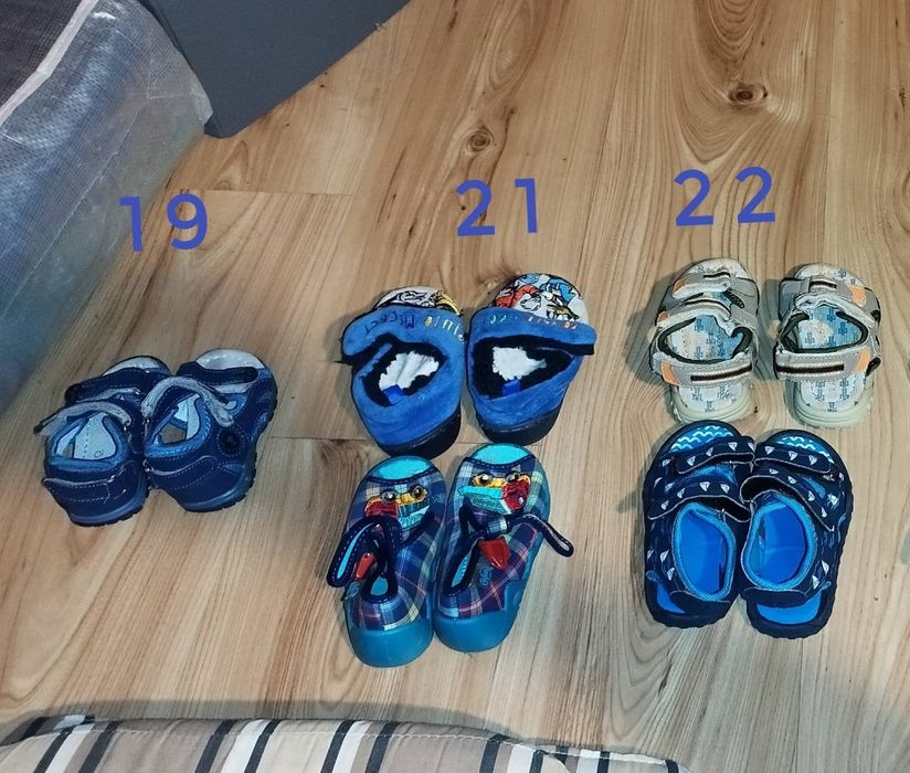 Paka bucików sandałki kapcie buty do przedszkola lato Befado Mickey