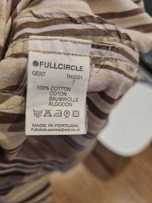 Full Circle – męska koszula w paski 100% bawełna XL Made in Portugal