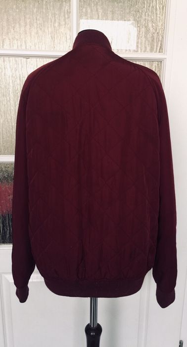 Bomberka puchowa ASOS bordowa