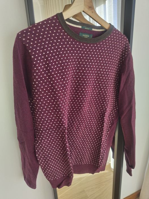 Camisola de malha Sacoor Bordeaux