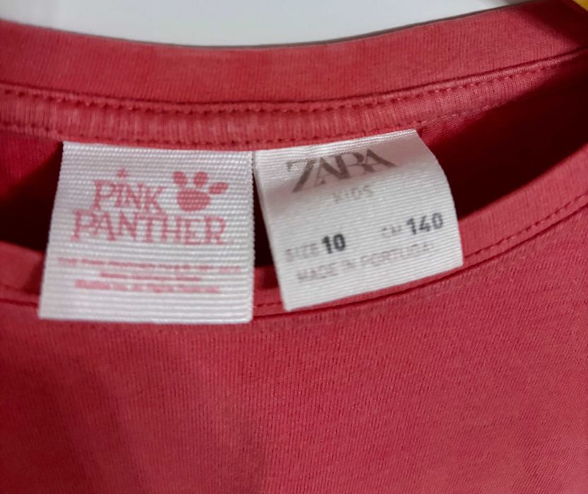 Różowa Pantera komplet spodnie plus koszulka ZARA