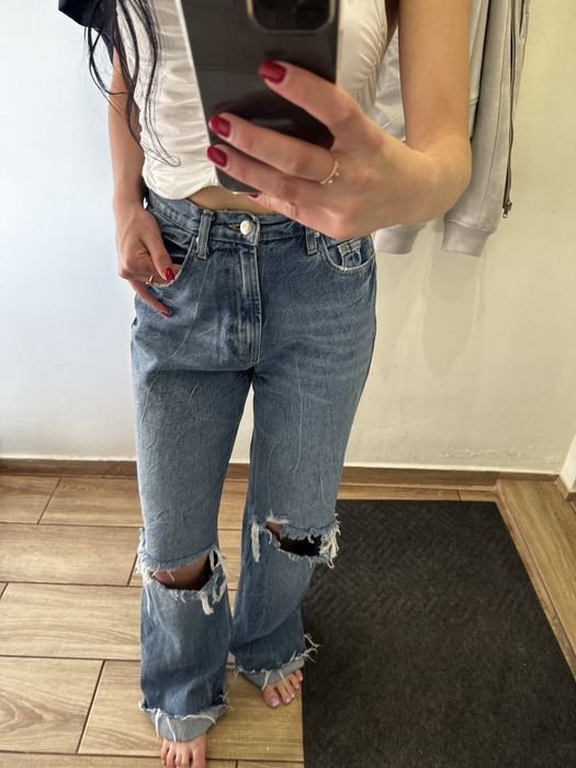 Порвані Джинси топ жіночий gepur cher17 від українського бренду zara
