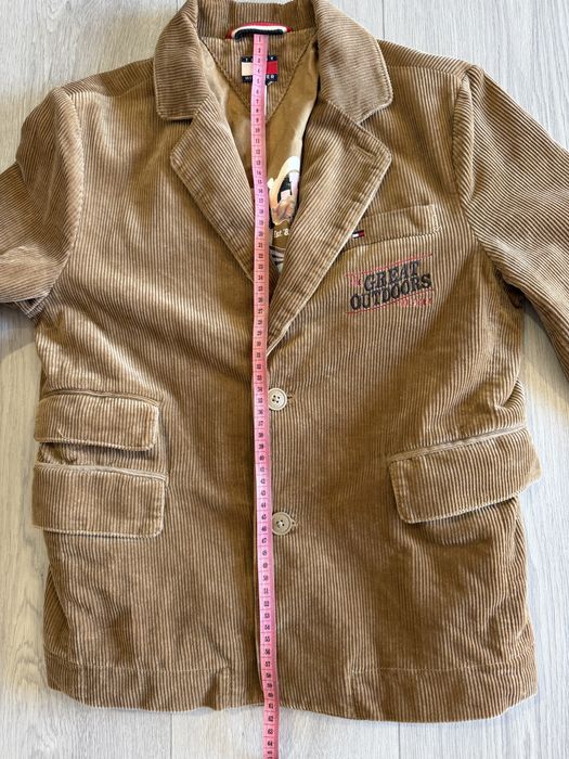 Винтажный вельветовый пиджак Tommy Hilfiger