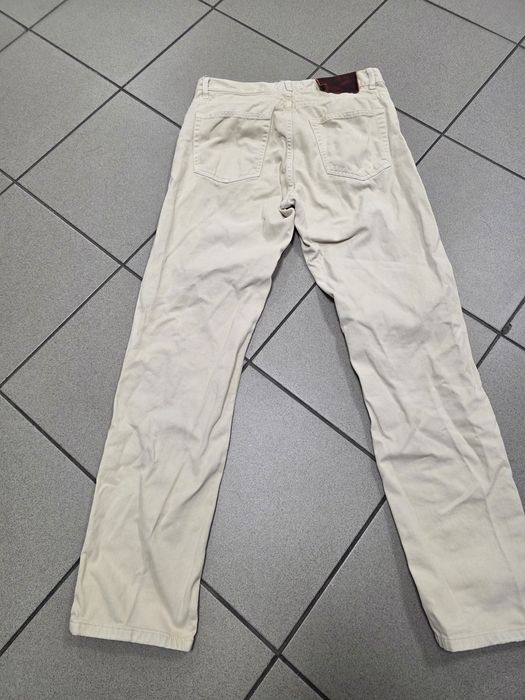 Mads Norgaard beżowe jeansy męske 31 proste