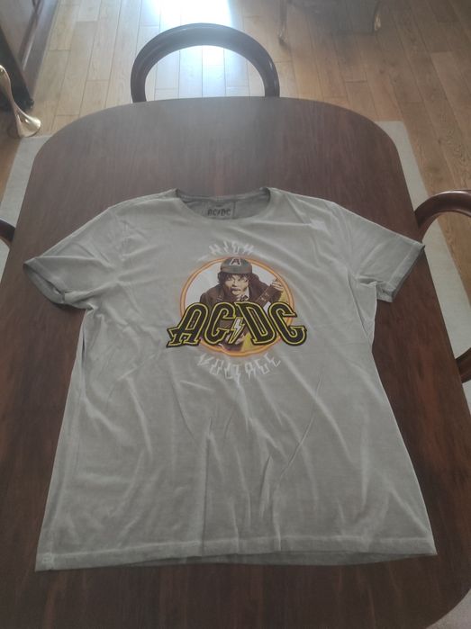 Szara Koszulka AC/DC XXL