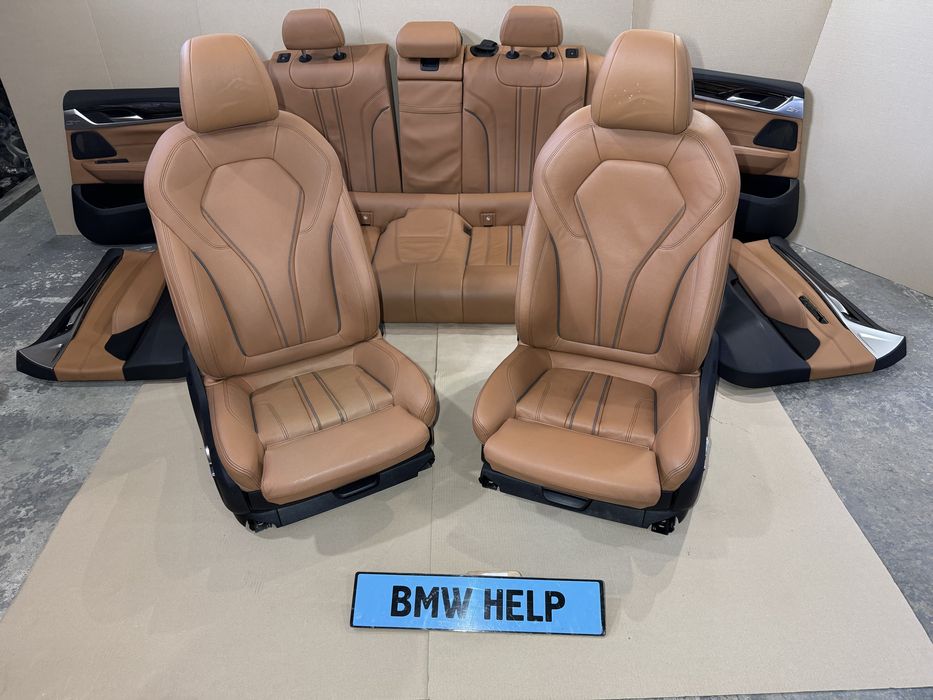 Шкірянний салон БМВ Г32 GT BMW G32 Салон кожа Сиденья Сидушки Разборка