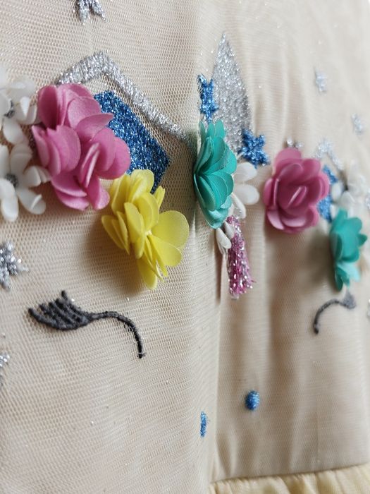 Сукня Next, 110р, 4-5р, Єдиноріг/ Веселка