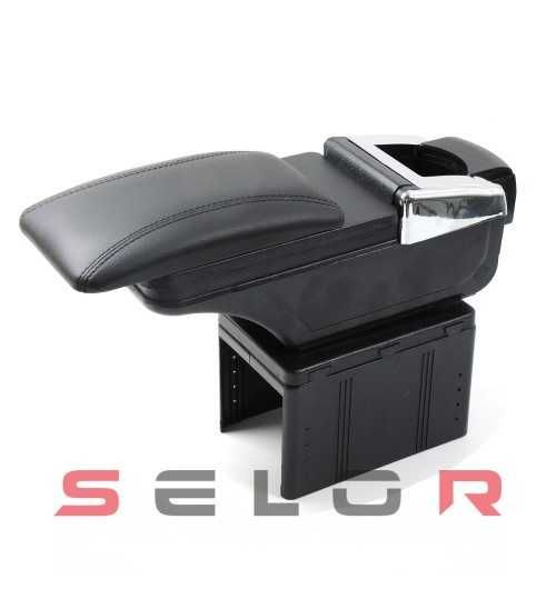 Подлокотник универсальный черный ,пепельница,подстаканник