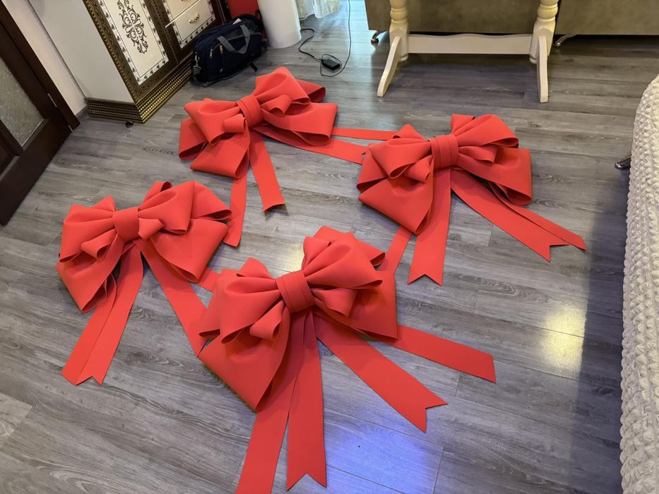 Бант на автомобіль, бантик на машину, бант на двері, подарунковий бант