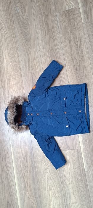 Kurtka/płaszczyk zimowy, H&M, r. 104