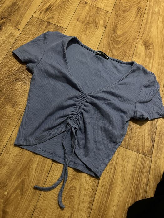 Топ кофтинка в рубчик зара гарний стан