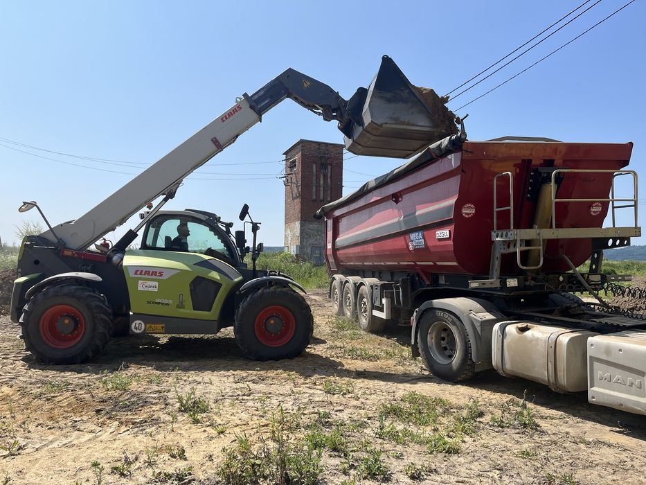 Transport sprzedaż kruszywa, piasku, wapna , ziemi