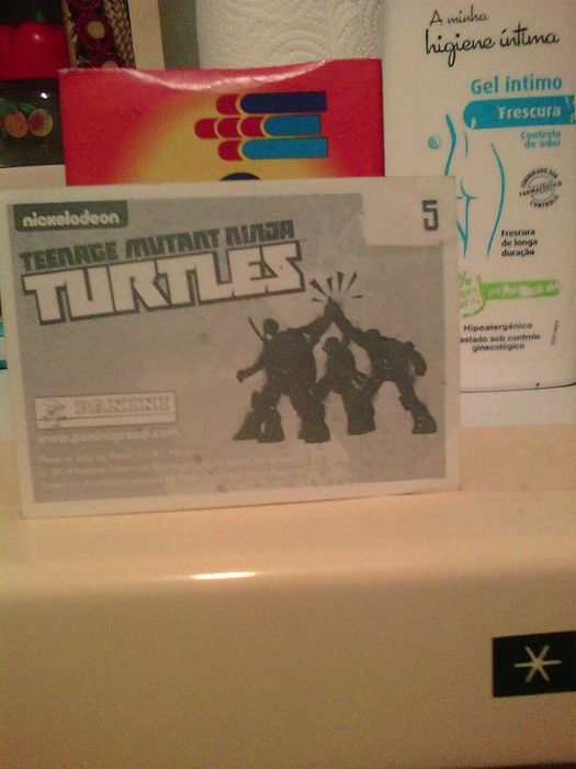 tartarugas ninja 2012 cromo panini