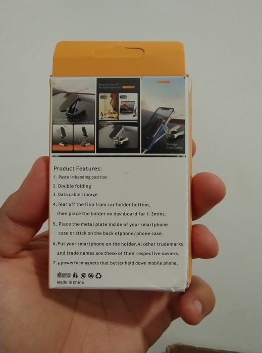 Suporte magnético de celular para carro
