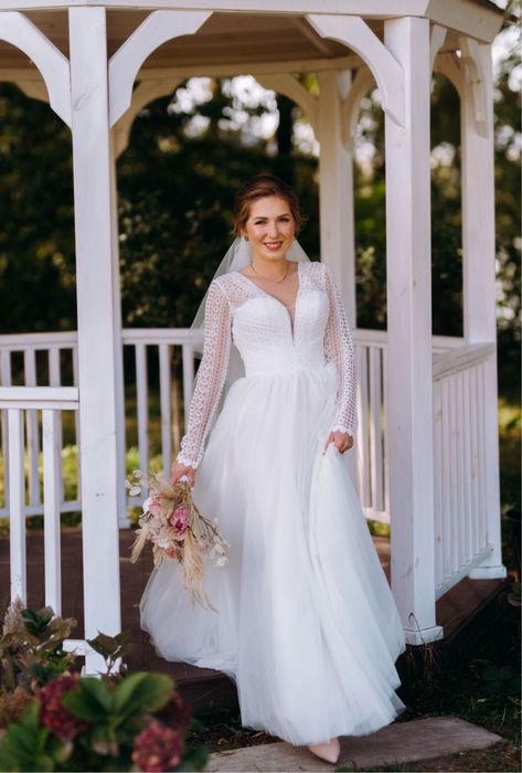 Весільна сукня, розмір M, 46, стан ідеал