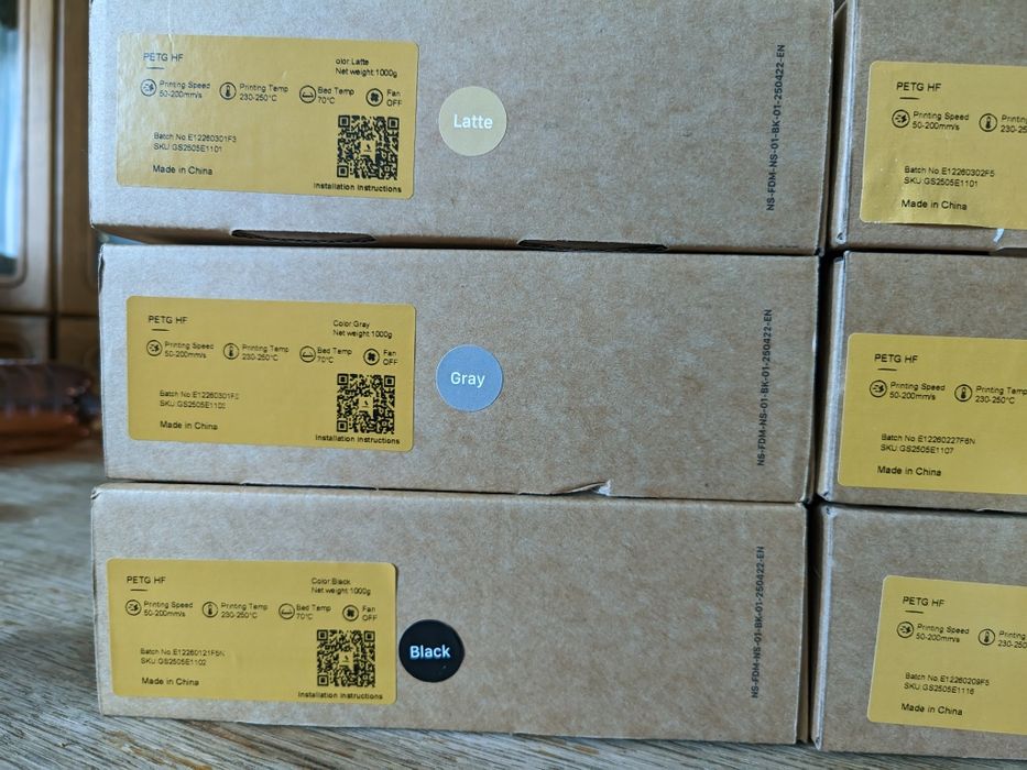 Продам високоякісний філамент  PETG HF (Refill) для FDM 3D-друку