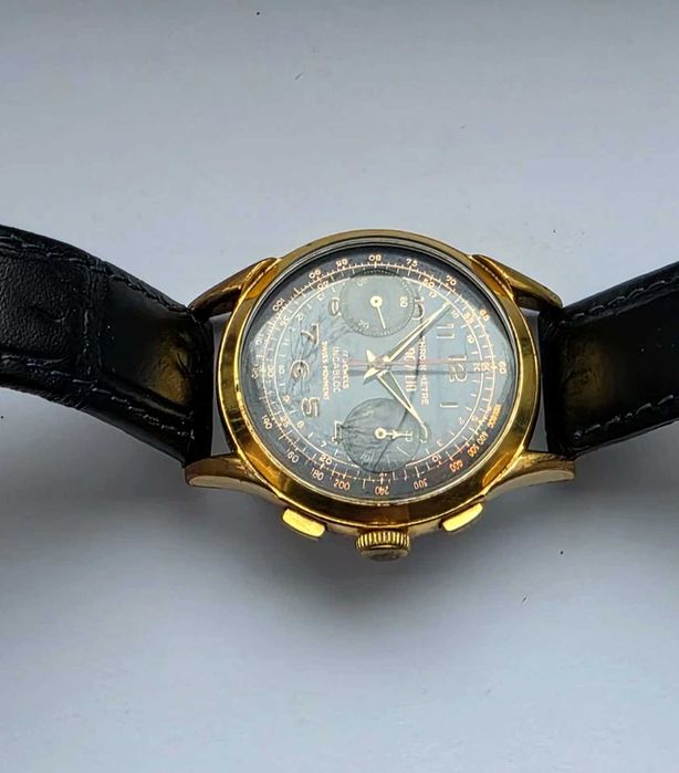 Vintage Novelia Chronomètre | Black Gilt Dial | Fancy Lugs | 1950s