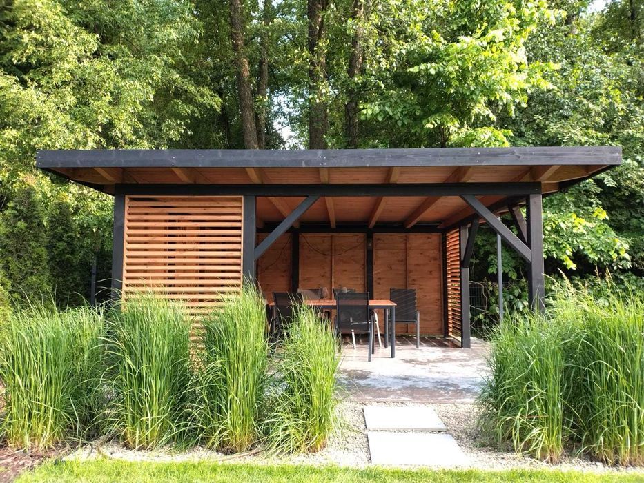 Nowoczesna altana PREMIUM "Żuraw" - Altany/Domki/Wiaty/Garaże