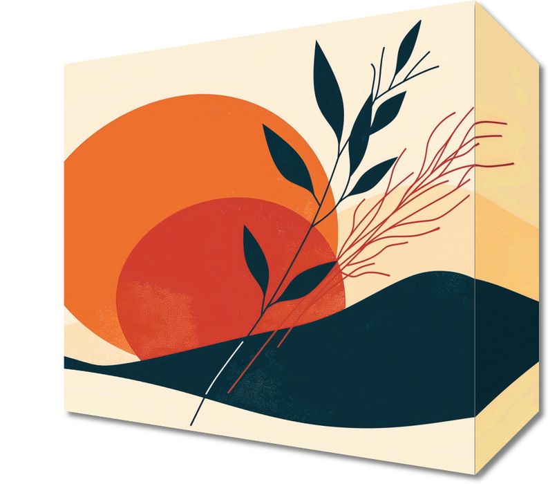 Obraz 20x20cm Zmierzch w Ciszy