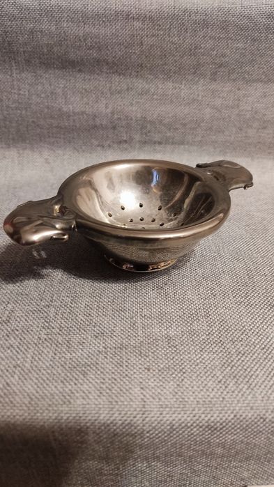 Platerowane srebrne sitko do herbaty