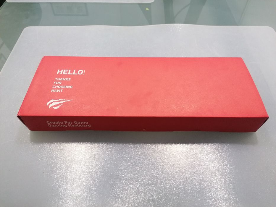 Teclado mecânico low profile havit - blue64309584270977123