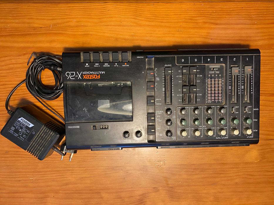 Gravador e Misturador FOSTEX X-26 Vintage
