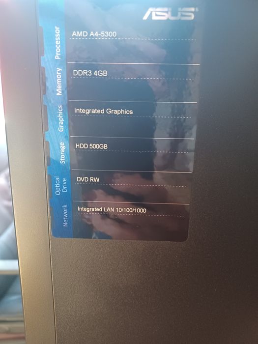 Desktop Asus a funcionar