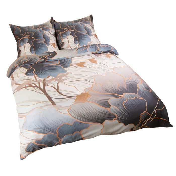 pościel satyna bawełniana 12405/140x200+1posz.70x80 satynlove premium