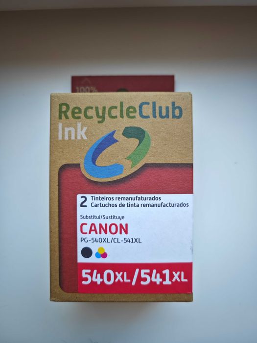 Tinteiros Canon PG-540XL e CL-541XL