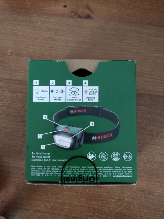 Ліхтарик налобний Bosch