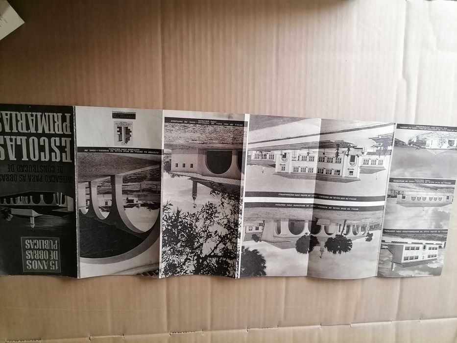 SALAZAR Folhetos Obras Públicas do ESTADO NOVO  Escolas/Hospitais 1932