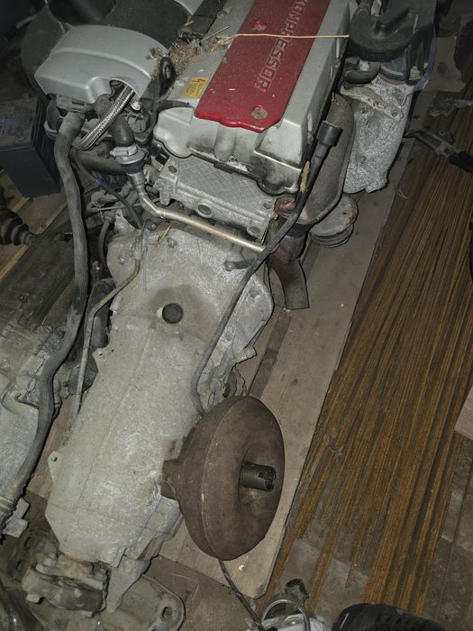 Mercedes w203 silnik kompresor skrzynia biegow  komplet
