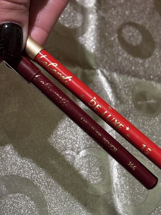 Олівці для губ та каяла Cascade of colours, Lacordi, Aden, Maybelline