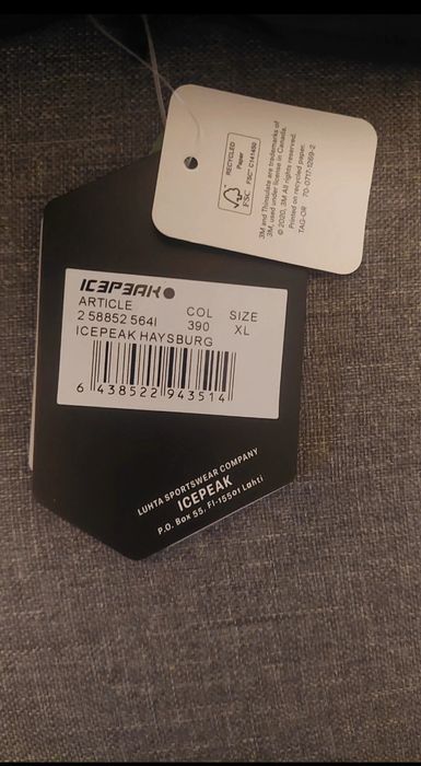 Rękawiczki rękawice z jednym palcem Icepeak XL