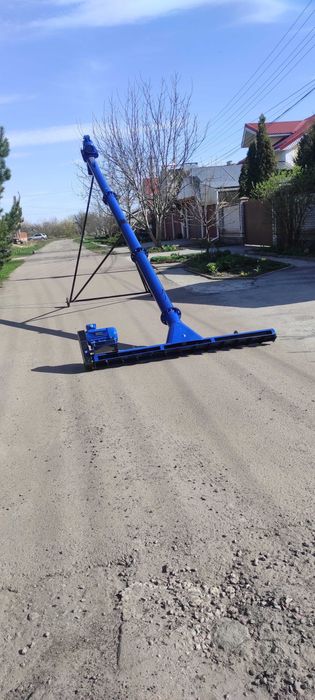 Транспортер зерна, шнековый погрузчик, конвейєр, шнек 380\220В. 108 мм