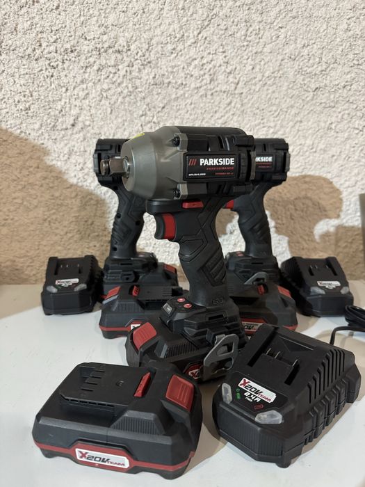 Безщітковий ударний гайковерт PARKSIDE PERFORMANCE 600Нм