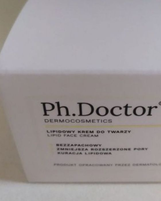 Krem lipidowy ph Doctor NOWY w pudełku na prezent długa data ważności do twarzy cery
