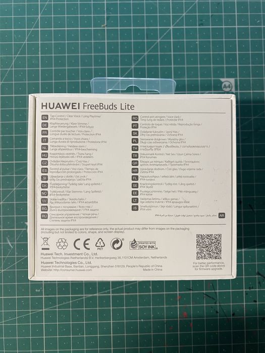 Auriculares Bluetooth True Wireless Huawei Freebuds Lite - Branco