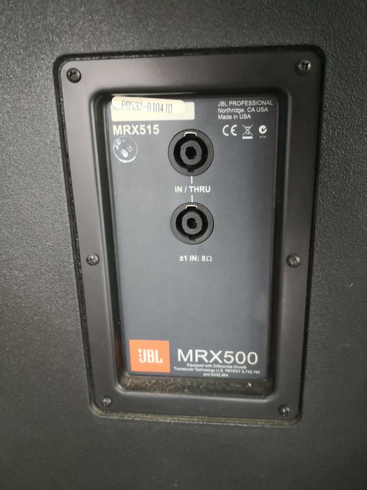JBL. MXR 500 Made in USA JBL PRX 800