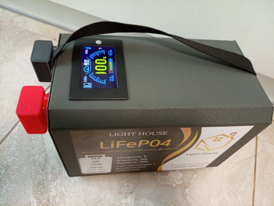 Акумулятори 12В 100А Літій залізо фосфатні