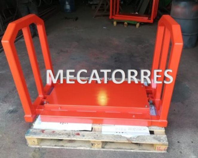 Pinça retangular hidráulica (fabrico próprio)